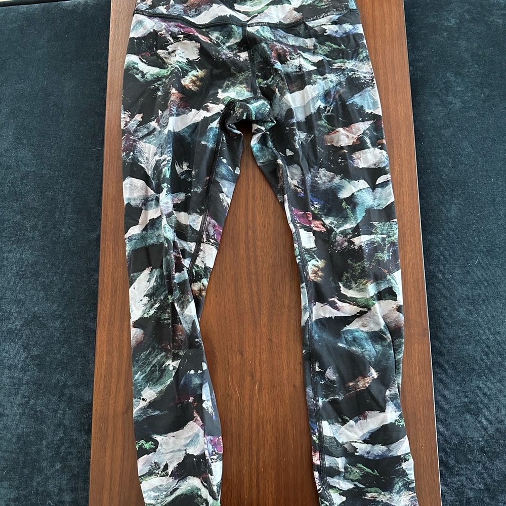 lululemon athletica Multicolor Abstract Leggings